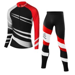 Löffler combinaison ski de fond WorldCup 2020 noir-rouge (pour enfants)
